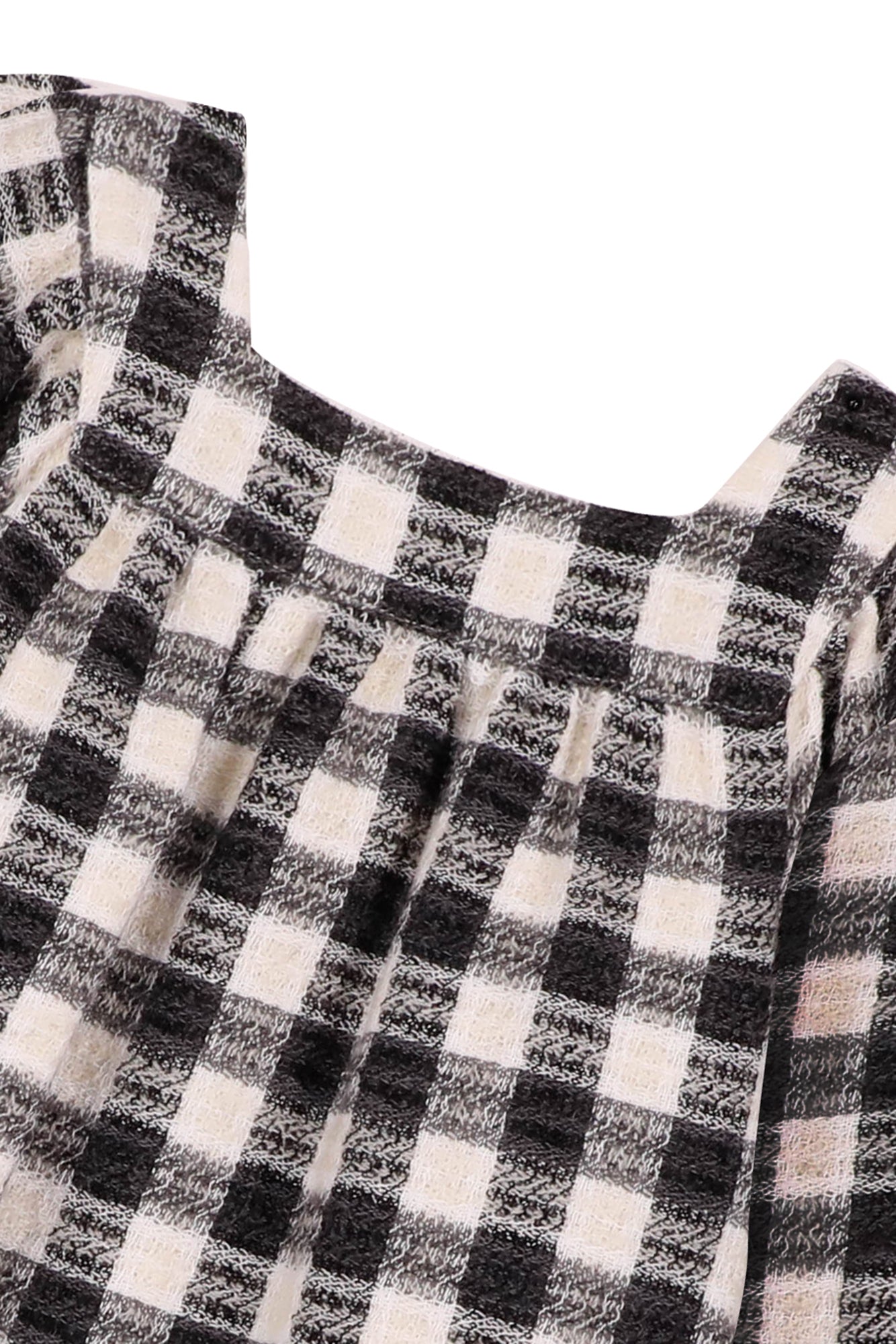 Jurk - Houndstooth Grijs China