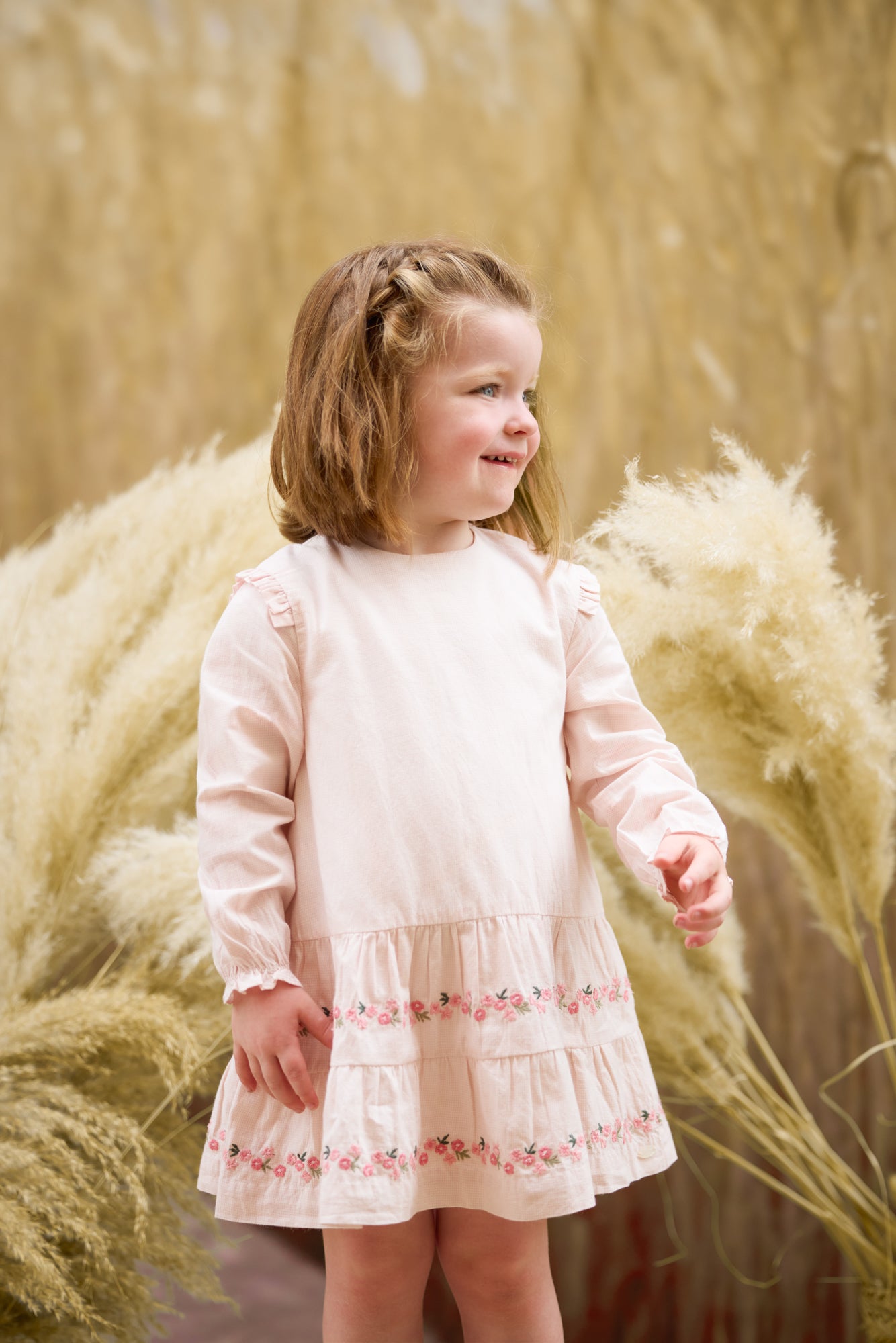 Robe - Rose pâle vichy