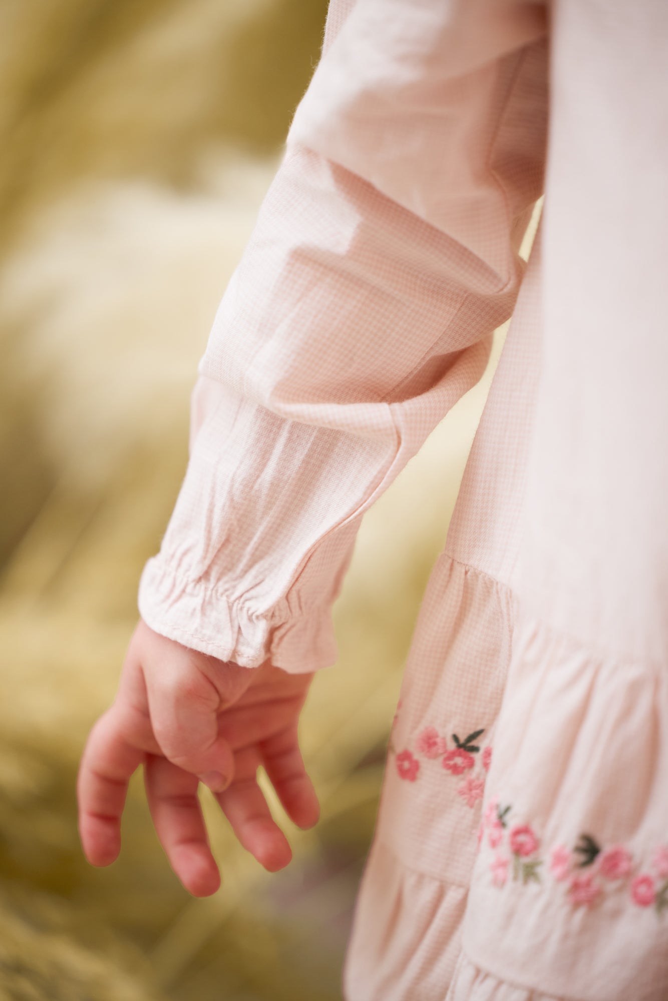 Robe - Rose pâle vichy