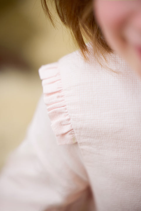 Robe - Rose pâle vichy - Image principale