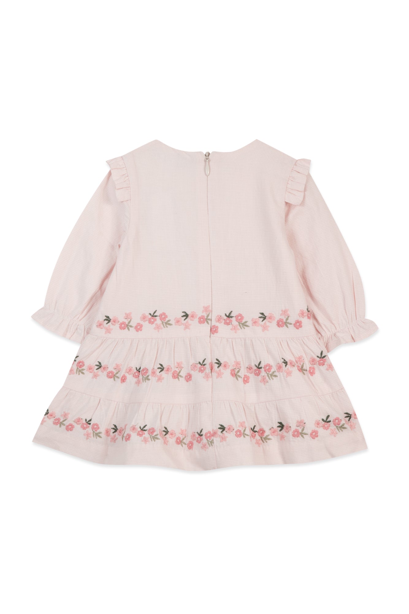 Robe - Rose pâle vichy