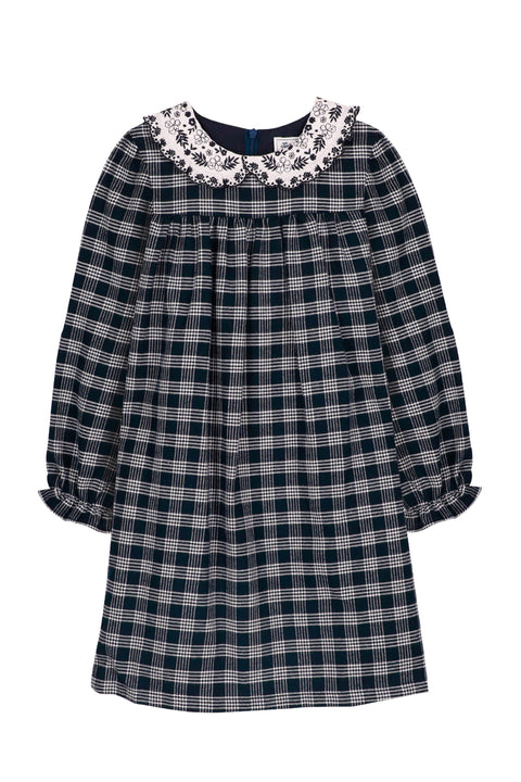 Dress - Navy check - Image principale