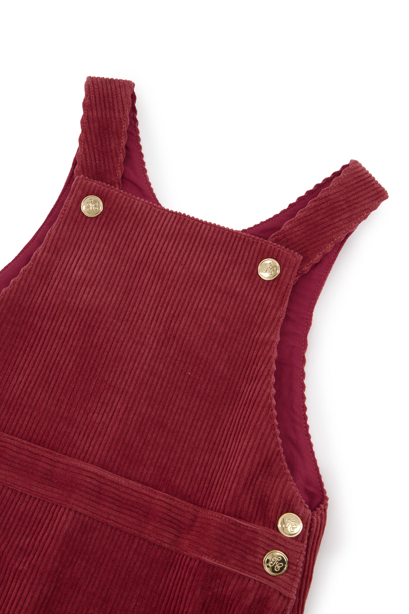 Vestito - Salopette Velluto Rosa