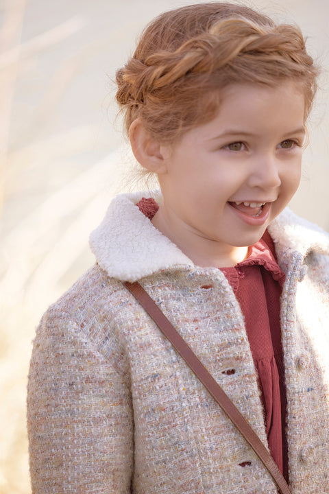 Manteau - Laine multicolore - Image principale