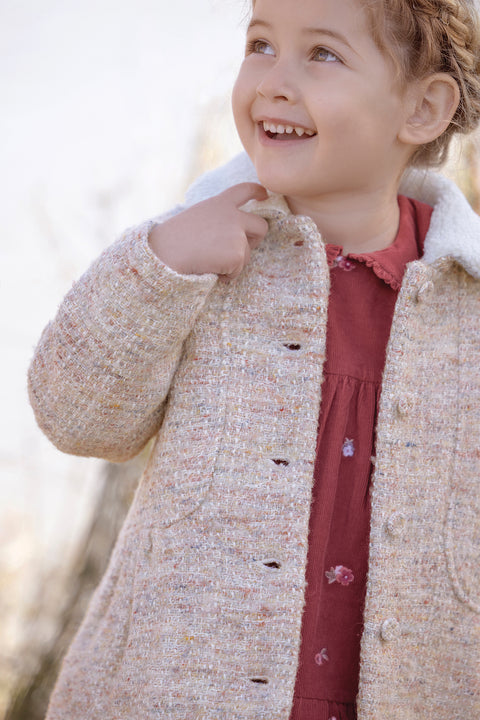 Manteau - Laine multicolore - Image principale