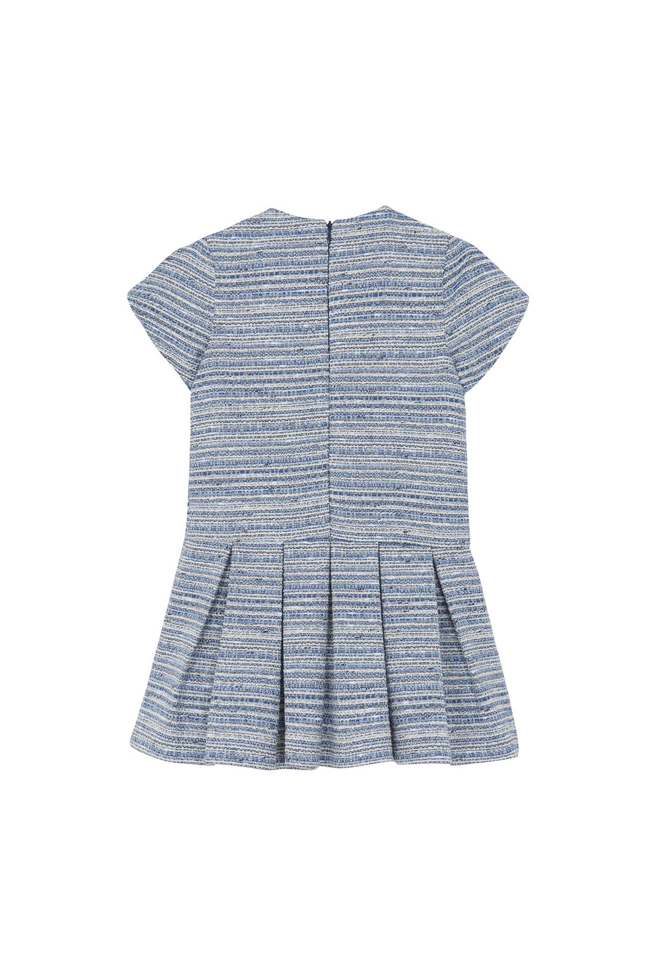 Vestido - Jacquard Marina y ECRU