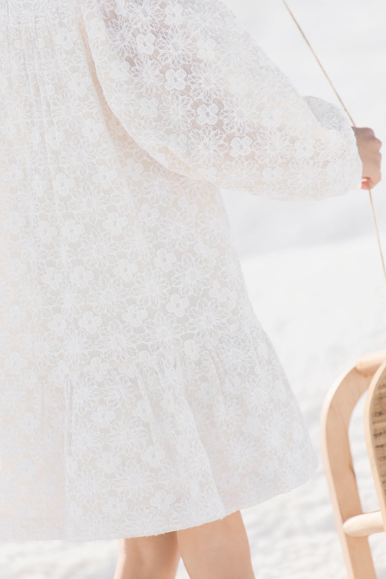 Jurk - Ecru Margueritte