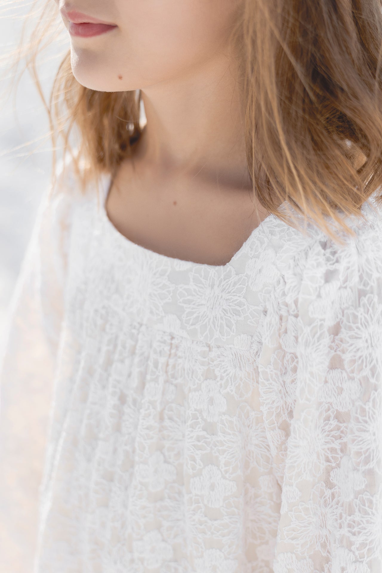 Jurk - Ecru Margueritte