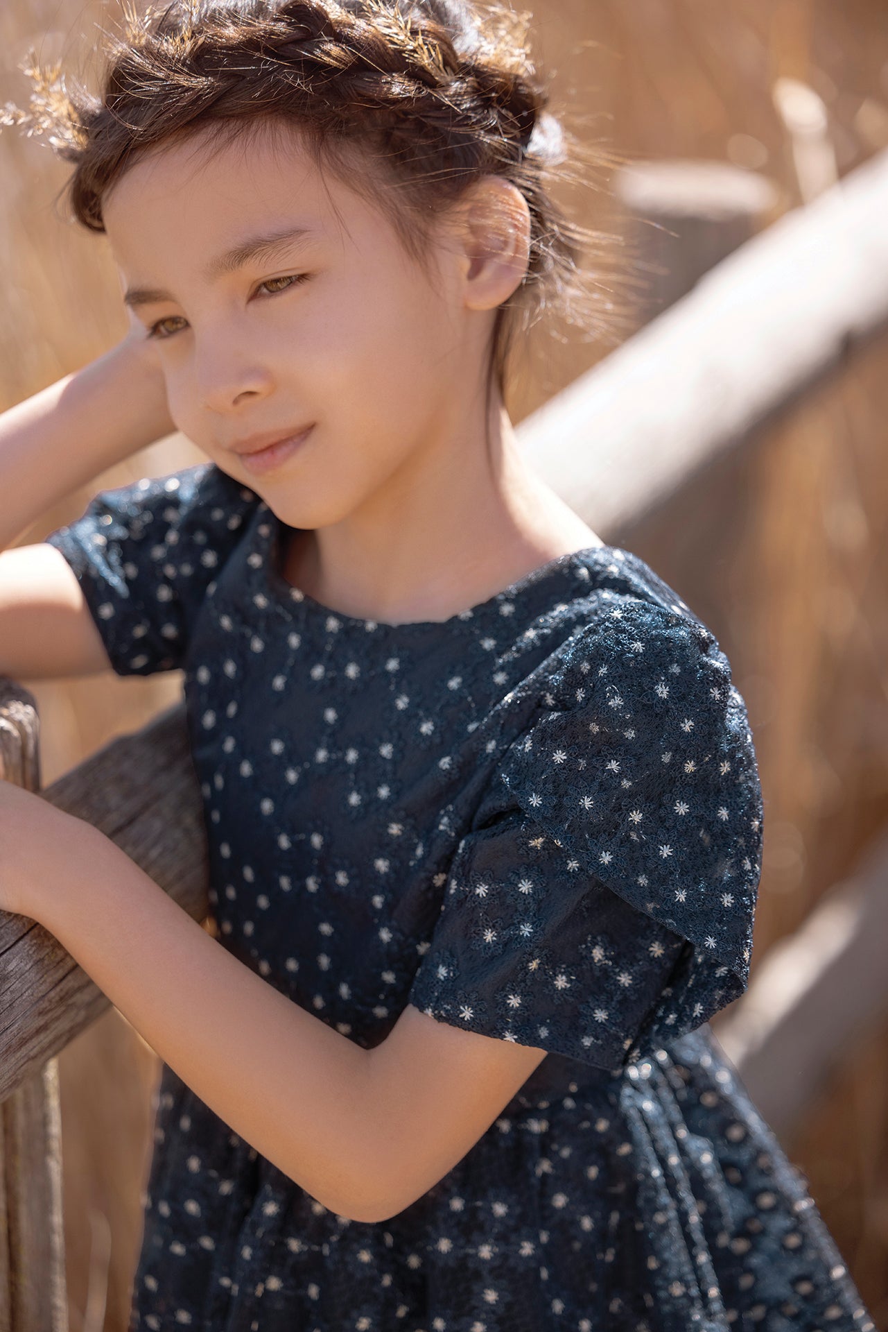 Vestido - Azul marino EstampadoE Marguerite