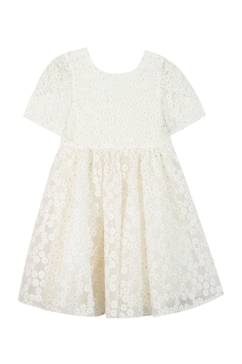 Dress - Ecru daisy print - Image principale