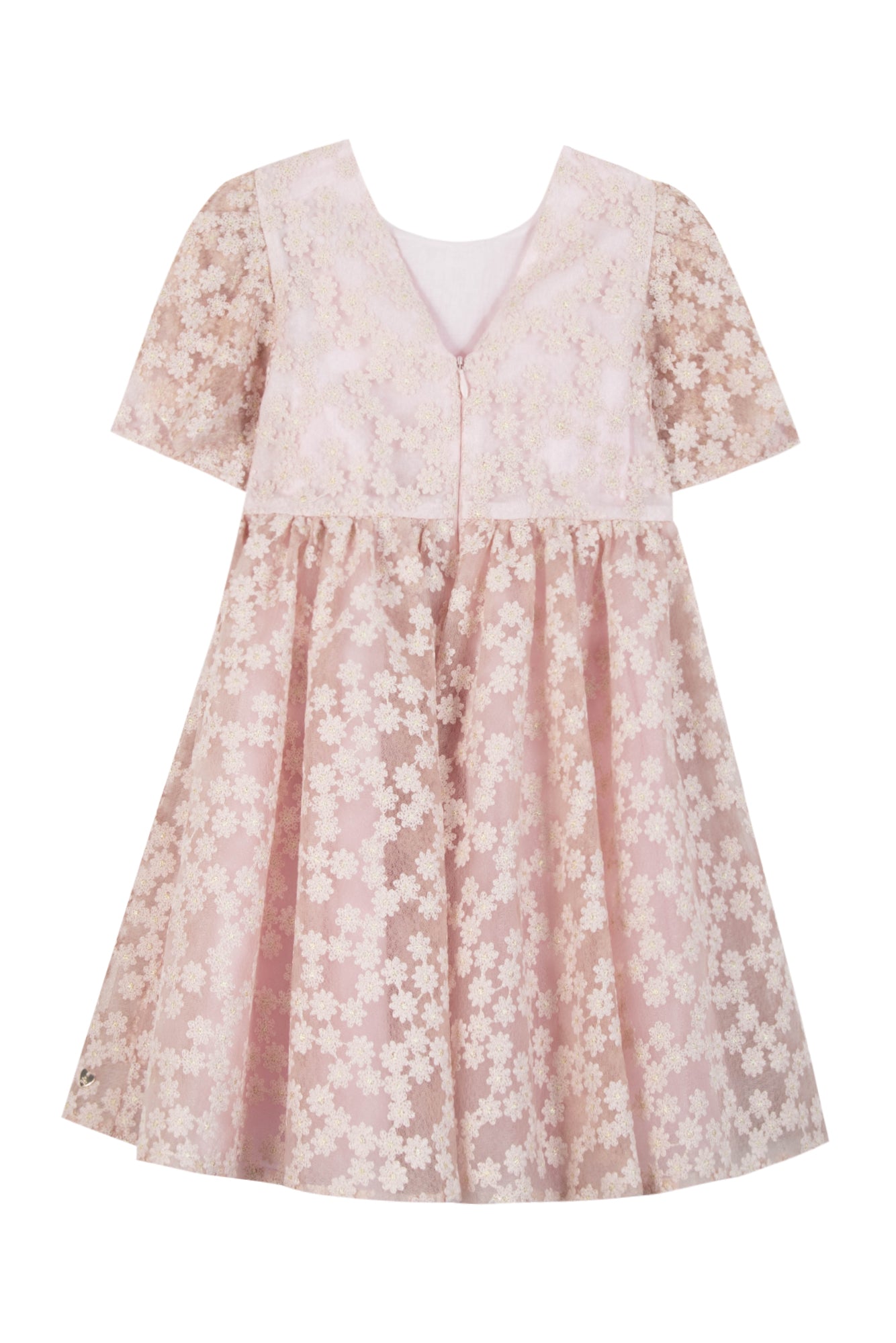 Vestito - Rosa pallido stampa margherita