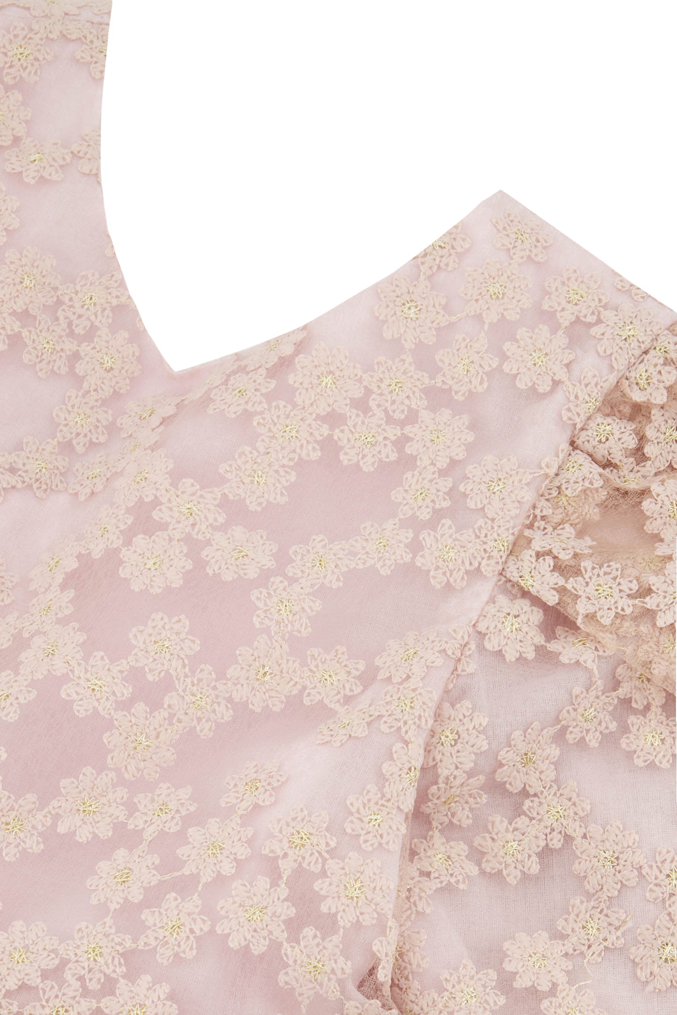 Vestito - Rosa pallido stampa margherita