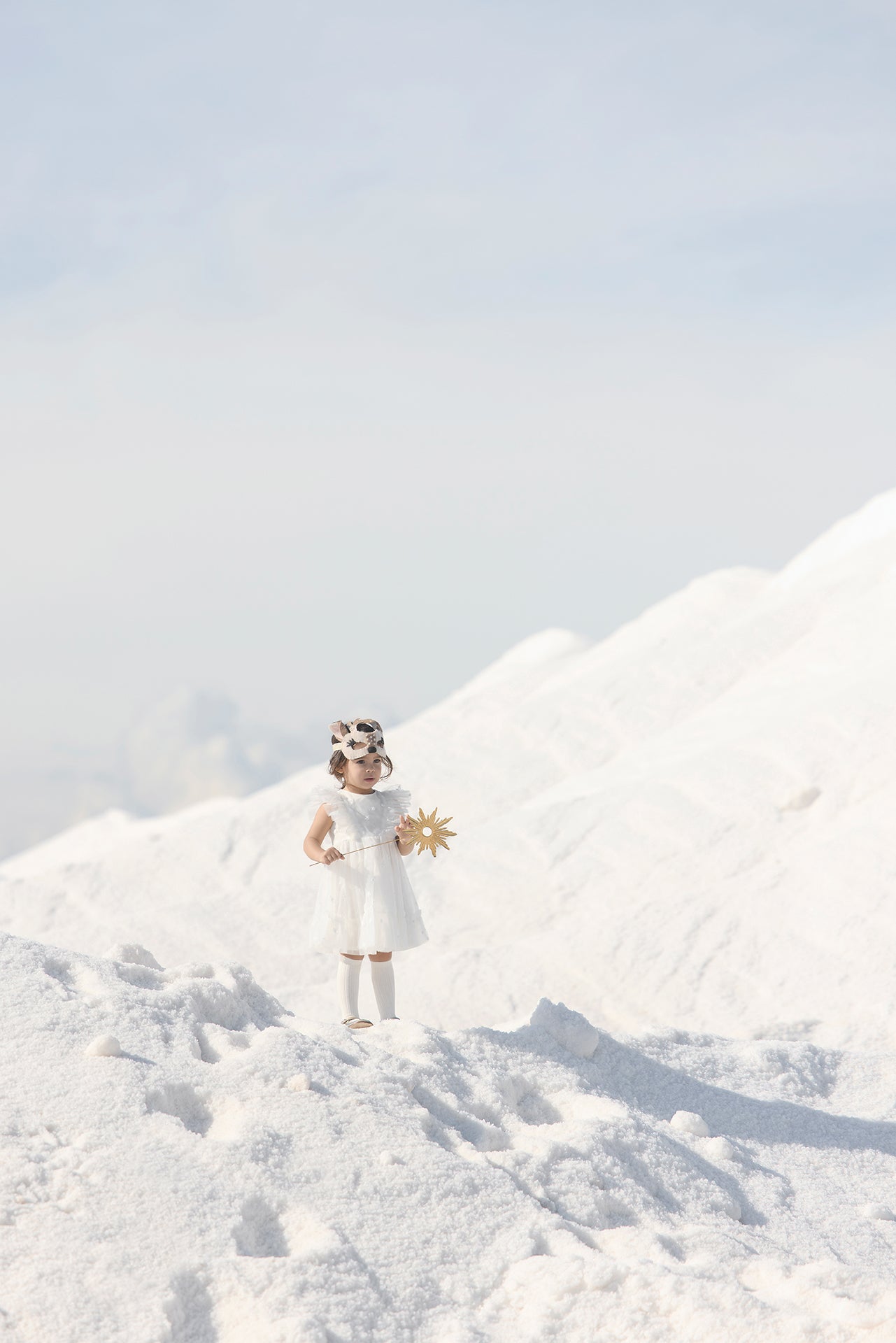 Jurk - Tule Pearly Flowers