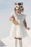 Jurk - Tule Pearly Flowers