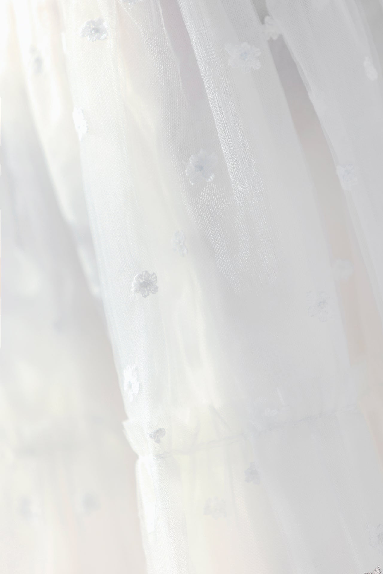 Jurk - Tule Pearly Flowers