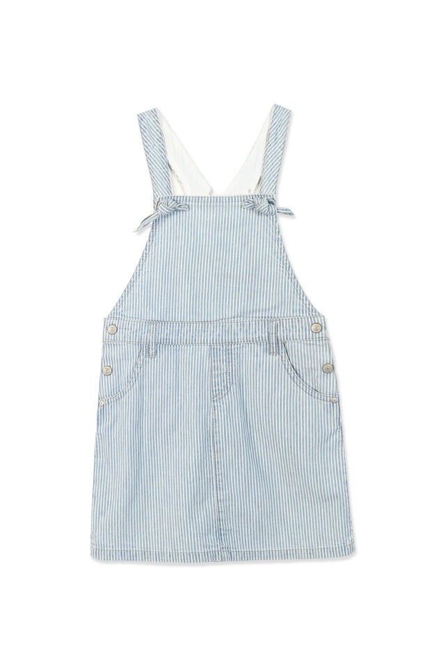 Jurk - Blauw gestreept - Image principale