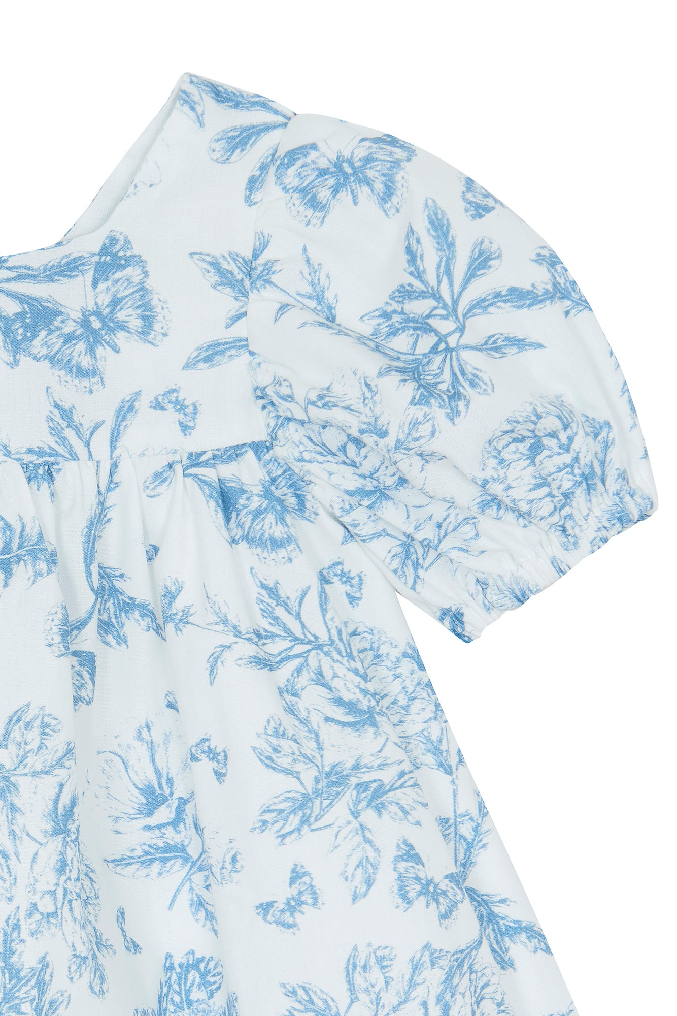 Vestito - Blu Stampaispirazione Toile de jouy