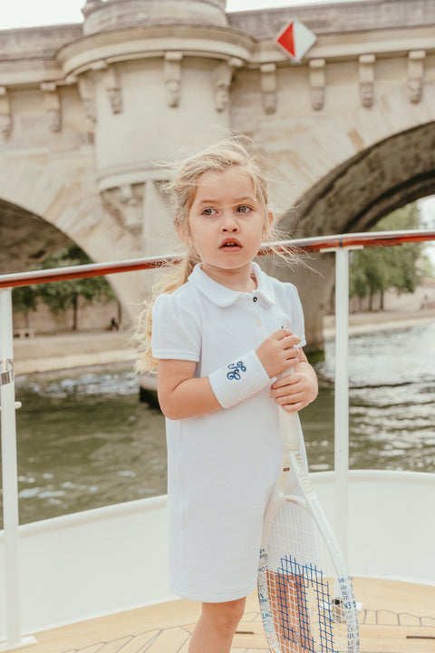 Robe - Polo blanc éponge - Image principale