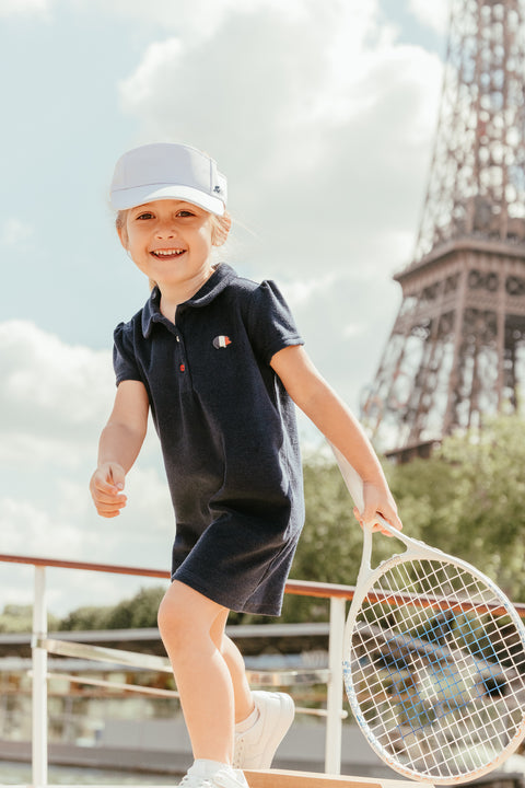 Robe - Polo marine éponge - Image principale