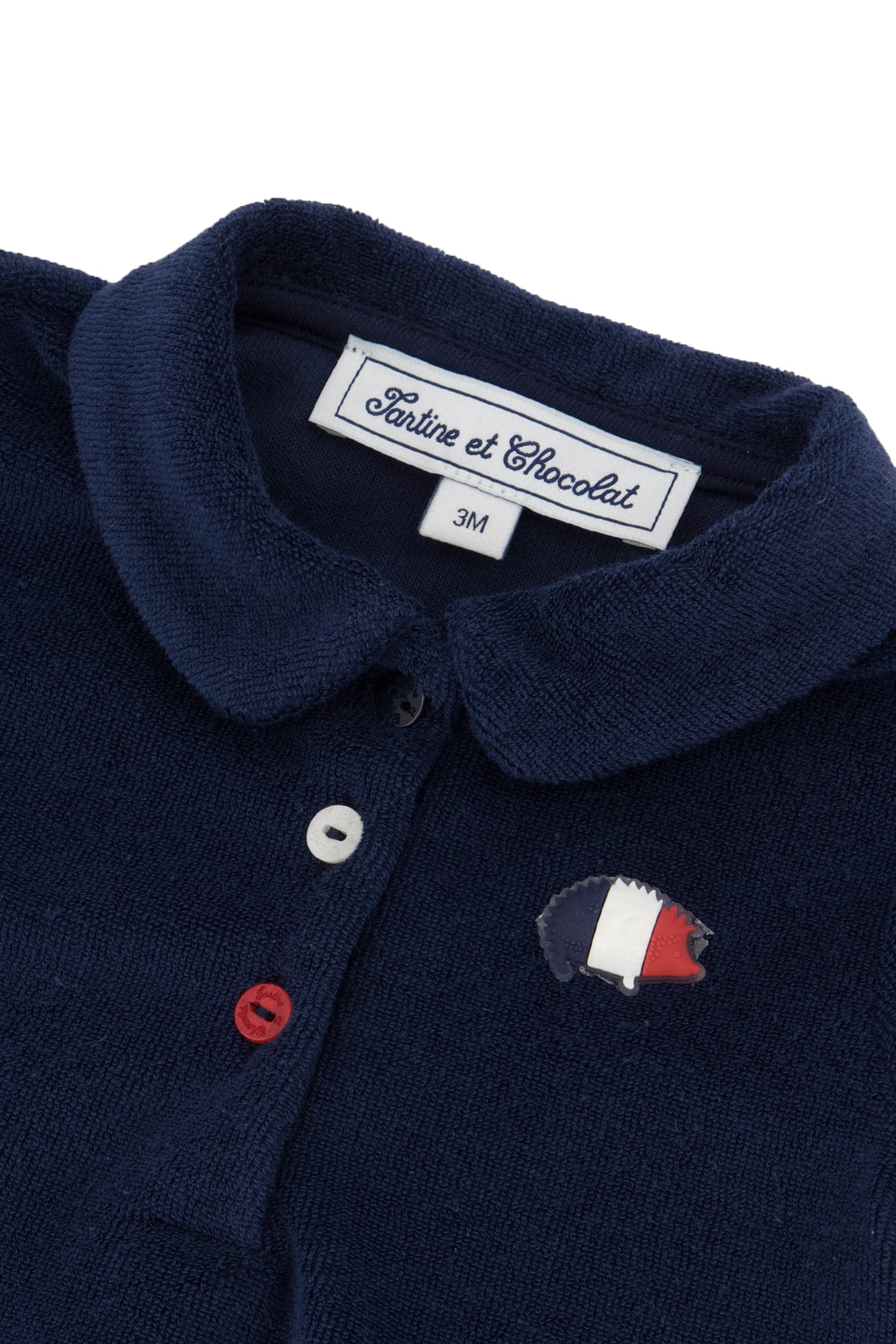 Robe - Polo marine éponge