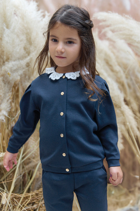 Conjunto - Jogging azul marino - Image principale