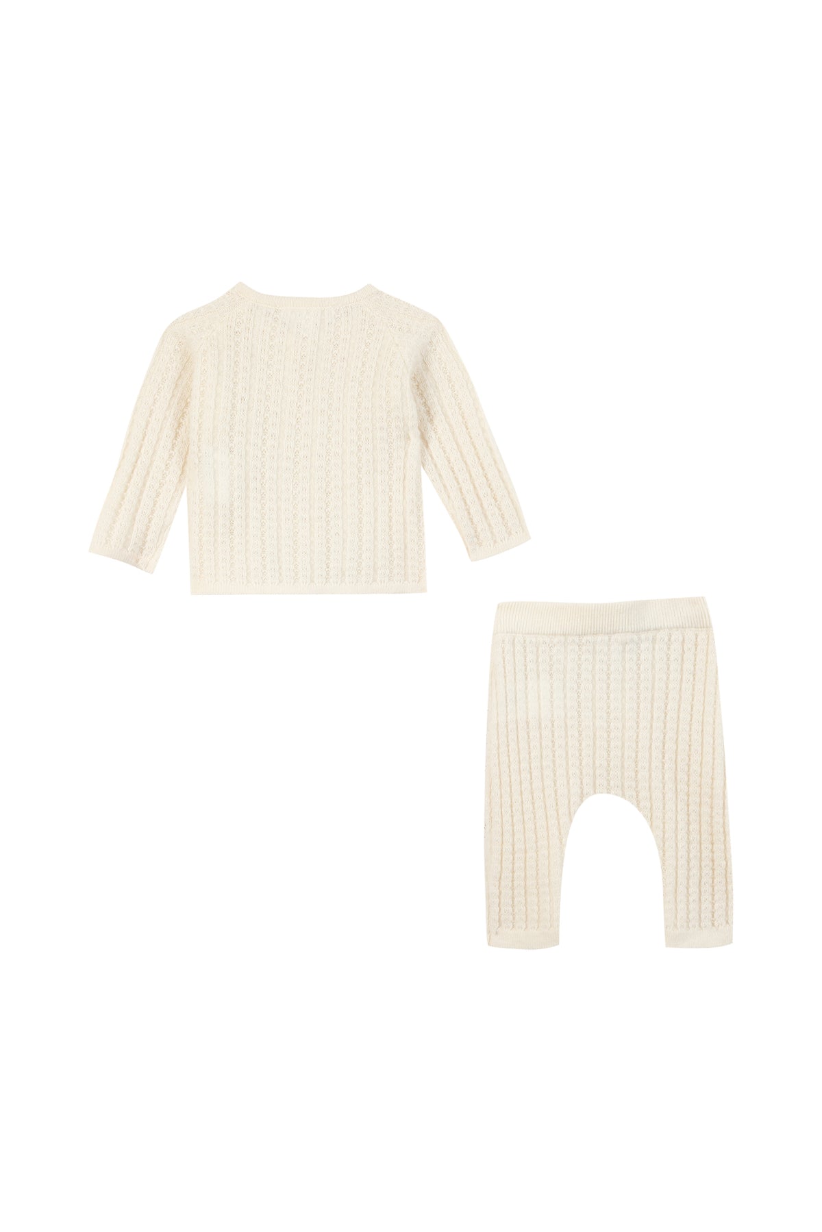 Ensemble long - Ecru tricot