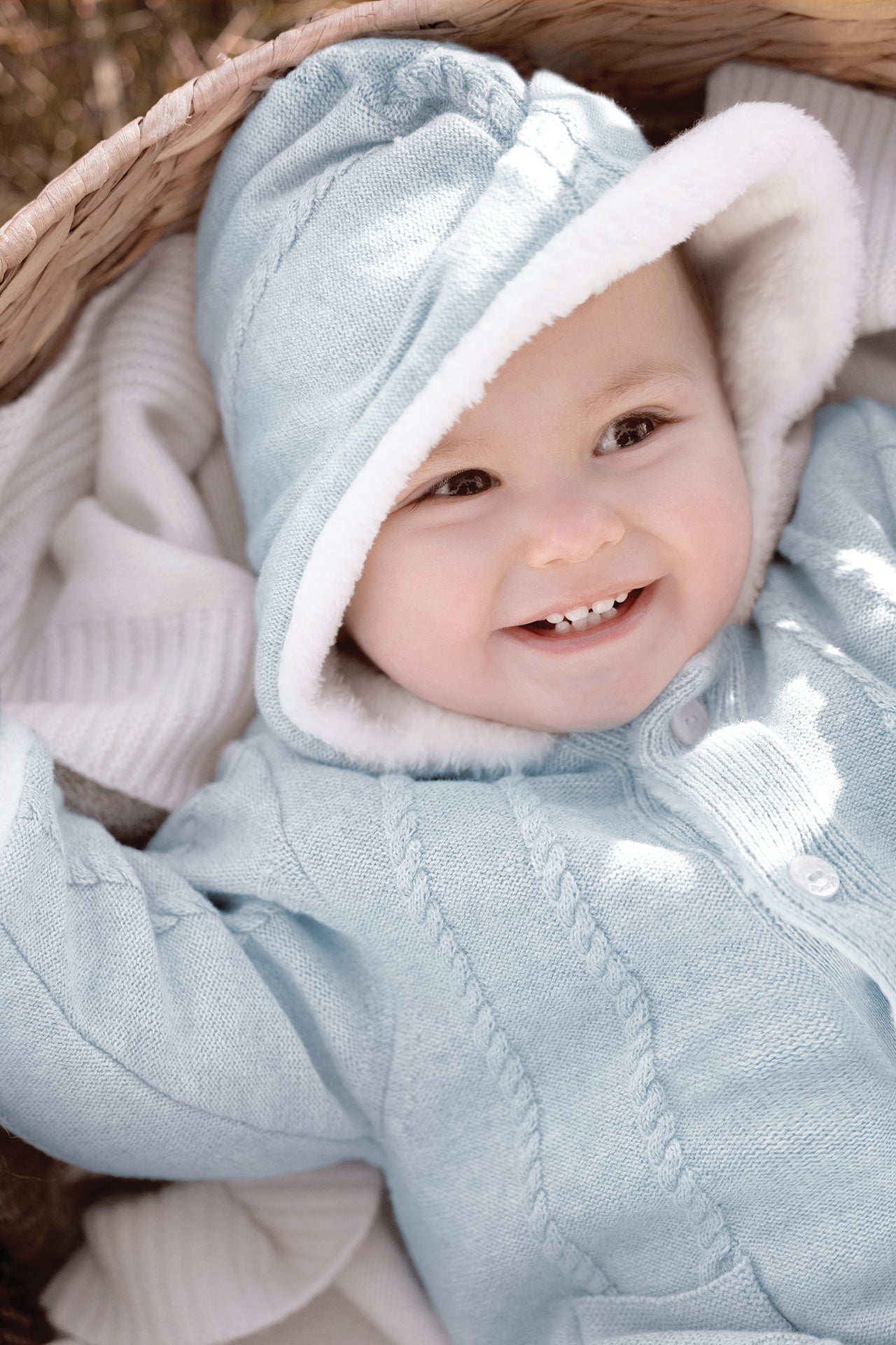 Coat - Sky blue thicket