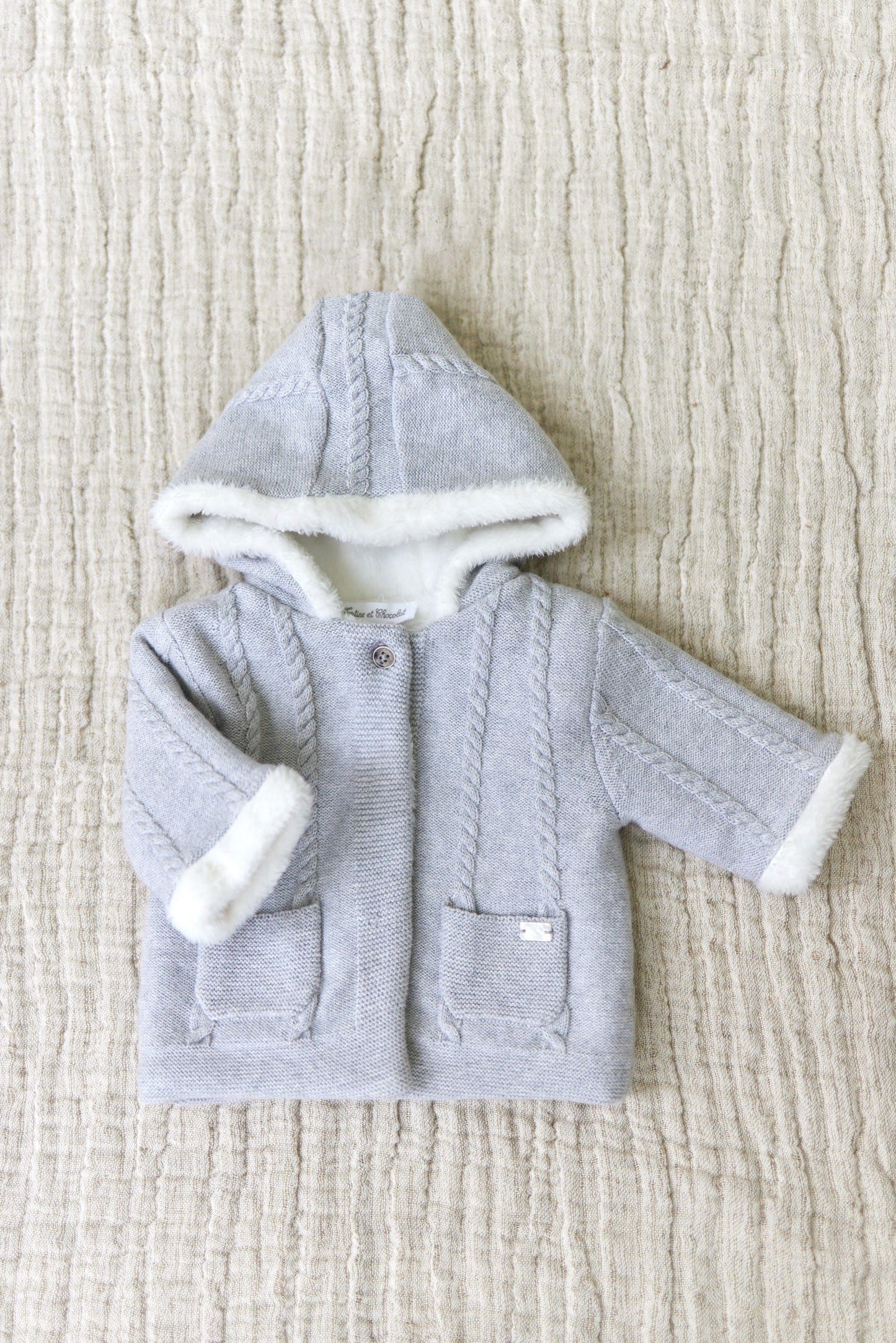 Mantel - Hellgrau Dickicht