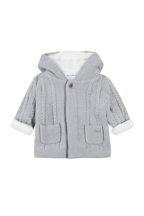Manteau - Gris clair fourré - Image principale