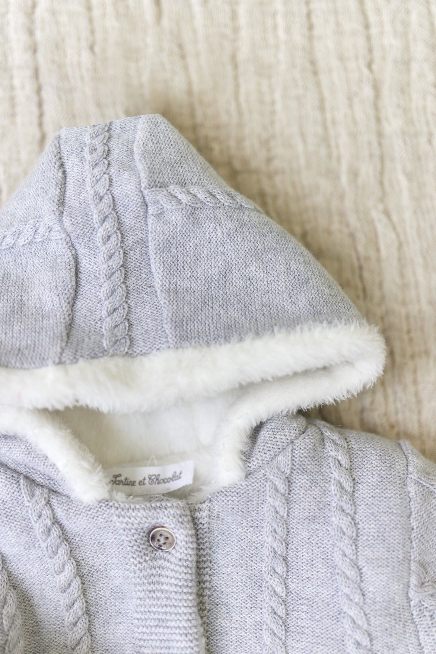 Mantel - Hellgrau Dickicht