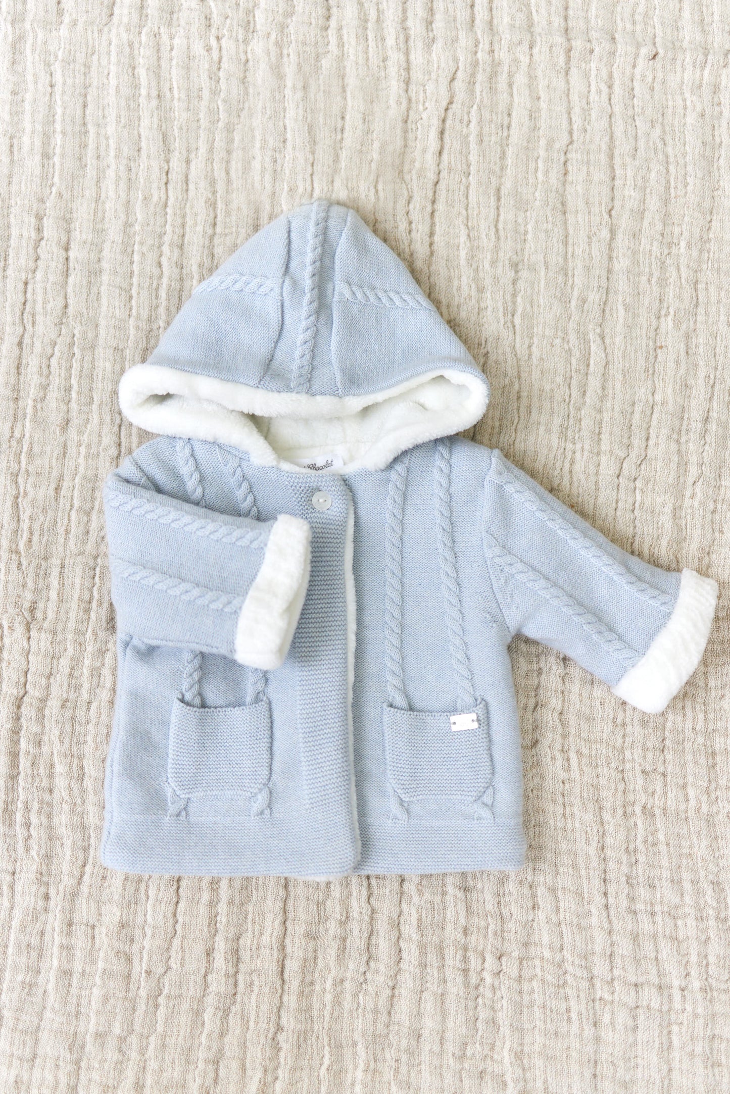 Coat - Sky blue thicket