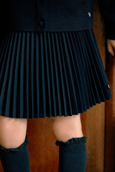 Skirt - pleated Navy - Image principale
