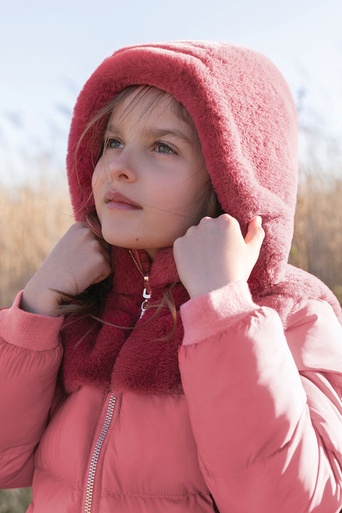 Down jacket - Water-repellent raspberry - Image principale