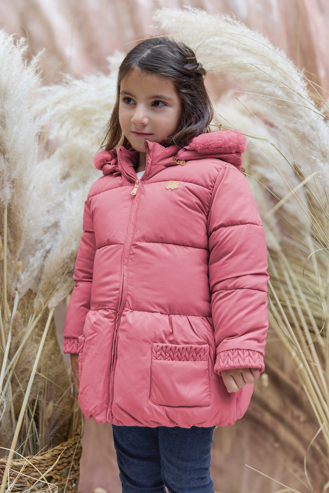 Down jacket - Raspberry hedgehog - Image principale