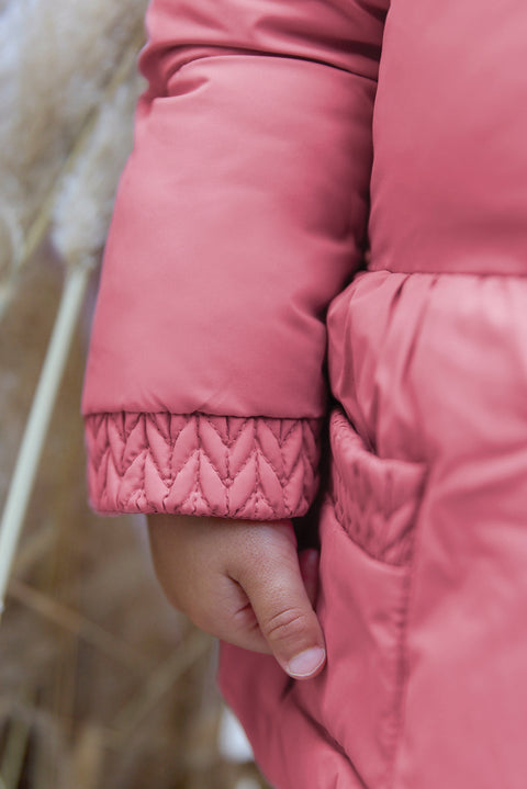 Down jacket - Raspberry hedgehog - Image principale