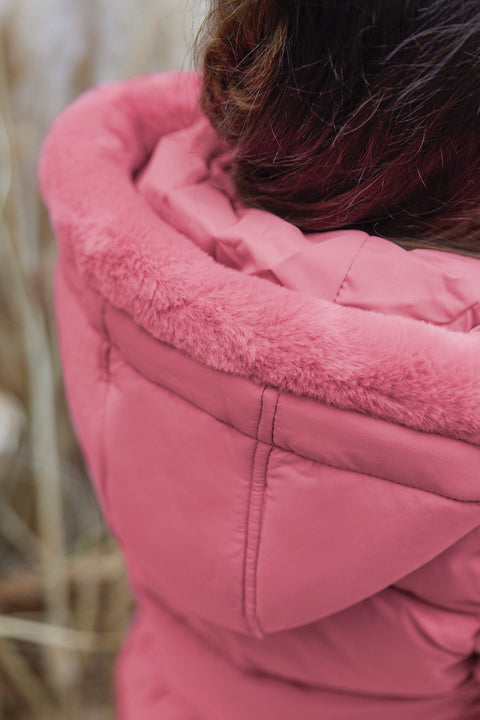 Down jacket - Raspberry hedgehog - Image principale