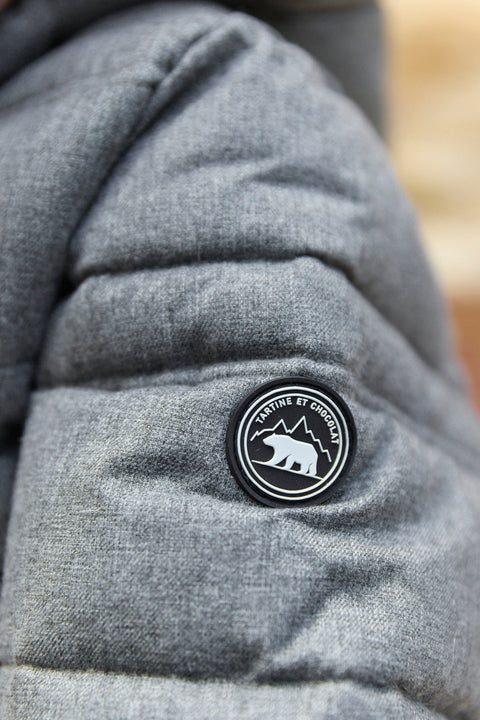 Down jacket - Imititon Fourure Grey China - Image principale