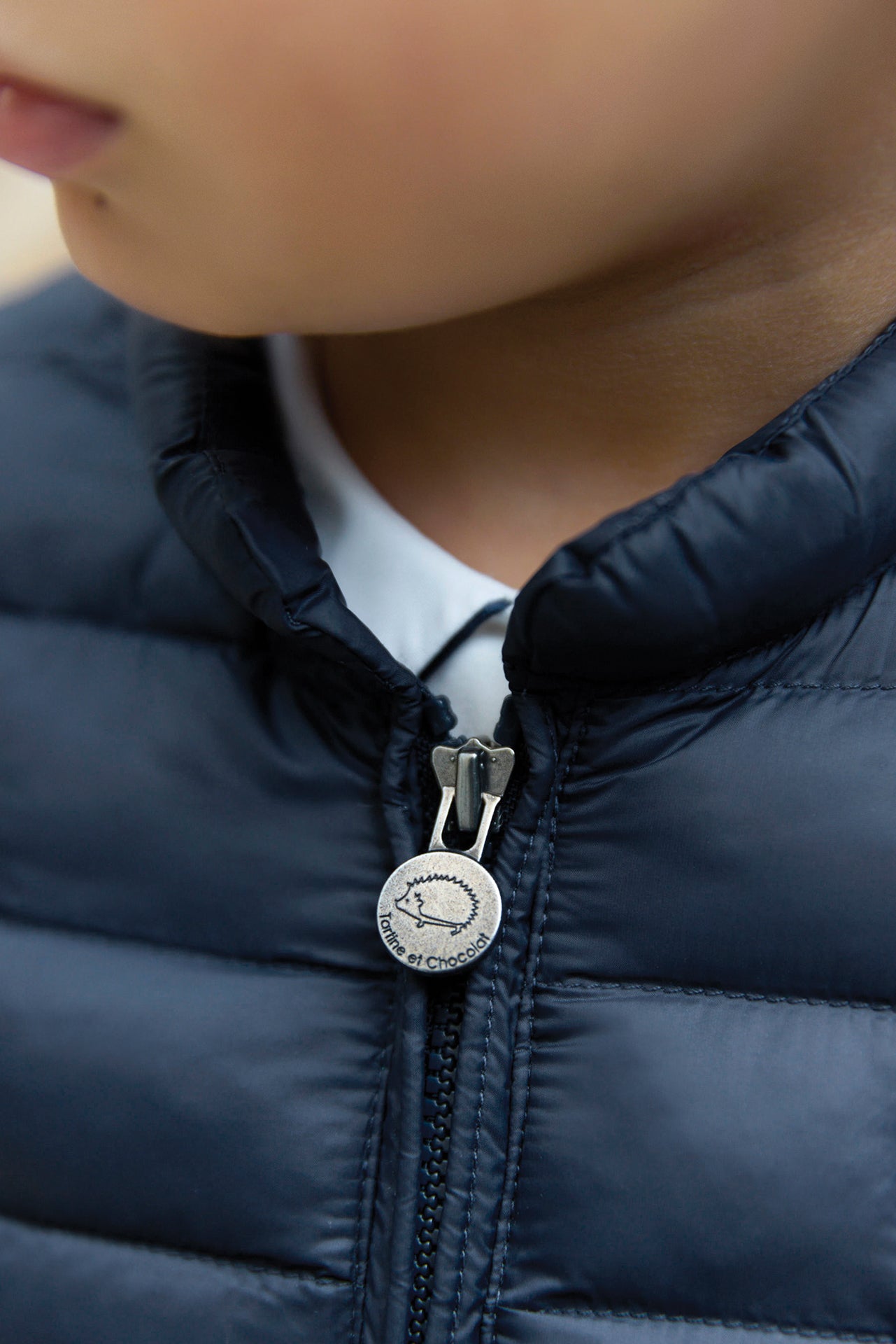 Donsjack - Navy BI -materialen