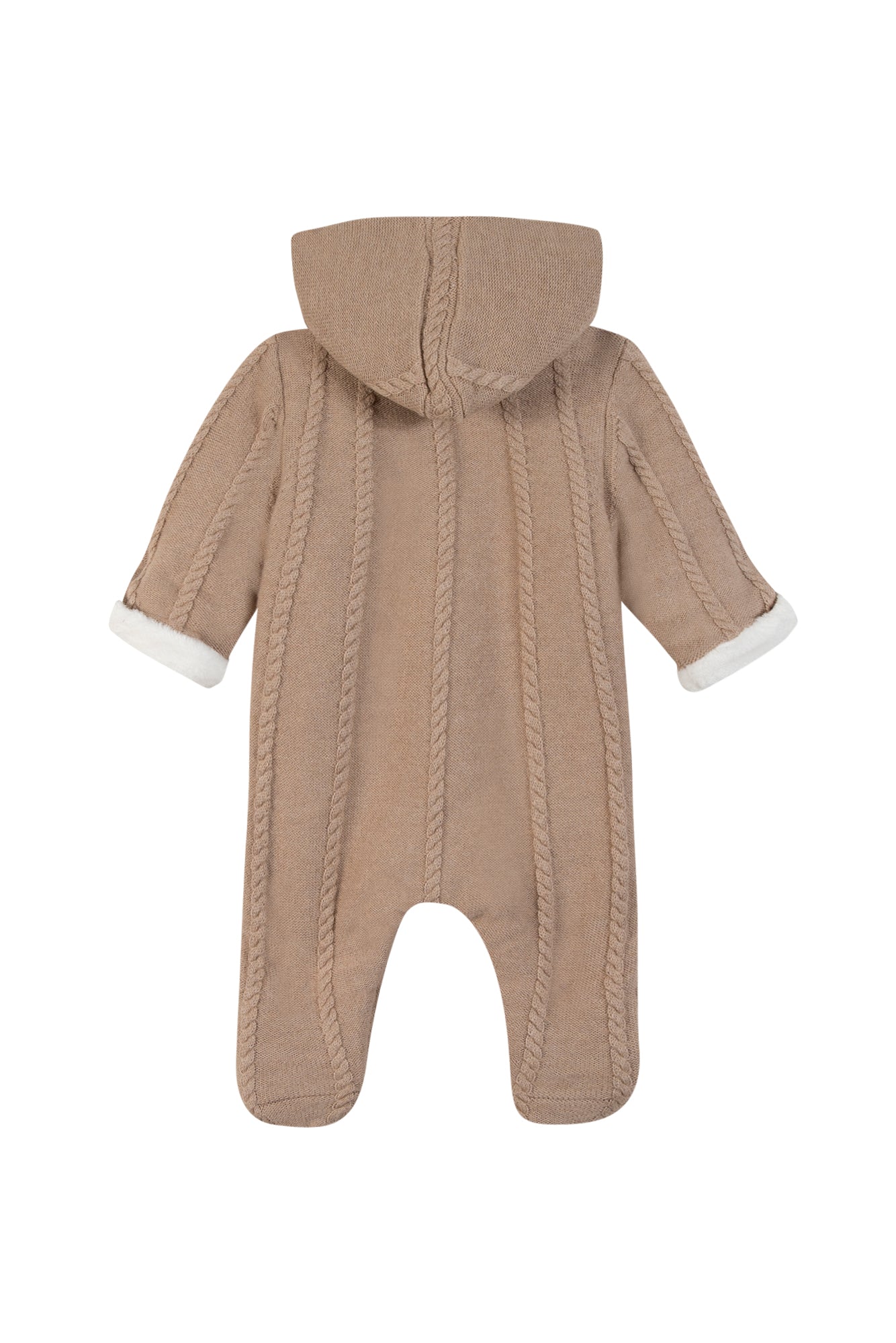 Onesie - Beige gevoerde heide