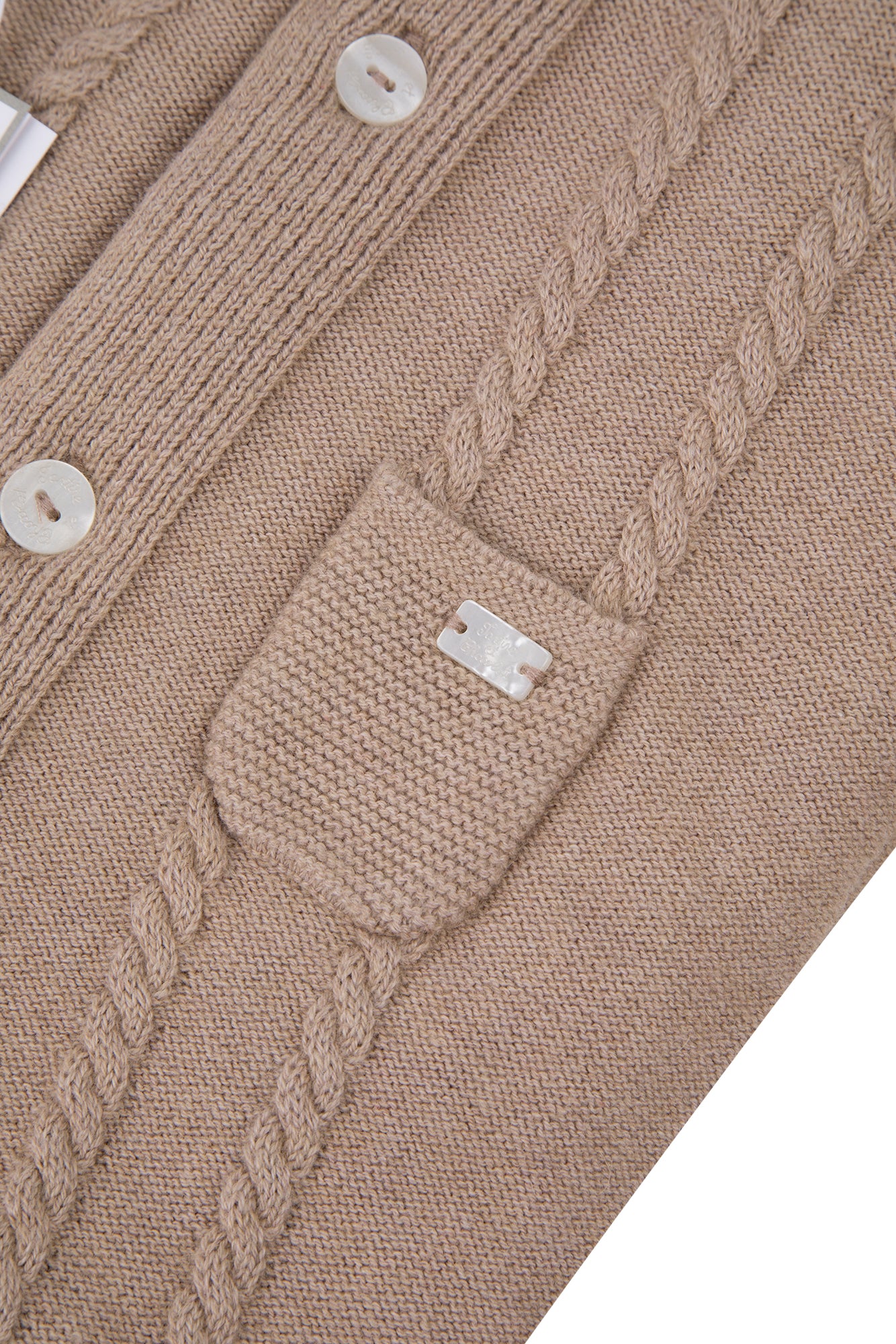 Onesie - Beige gevoerde heide