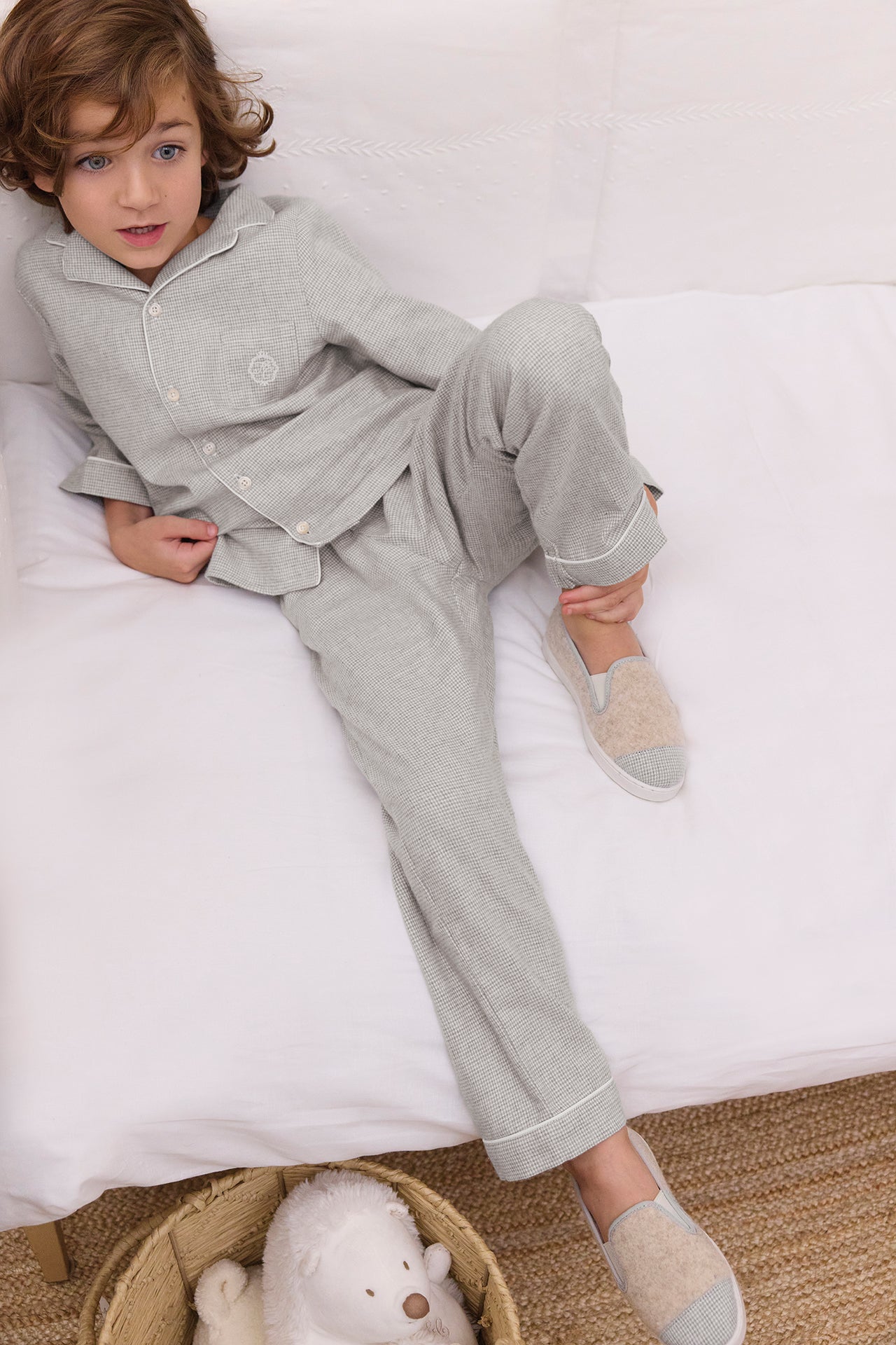 Pyjama Twee kamers - Streeps Grijs China