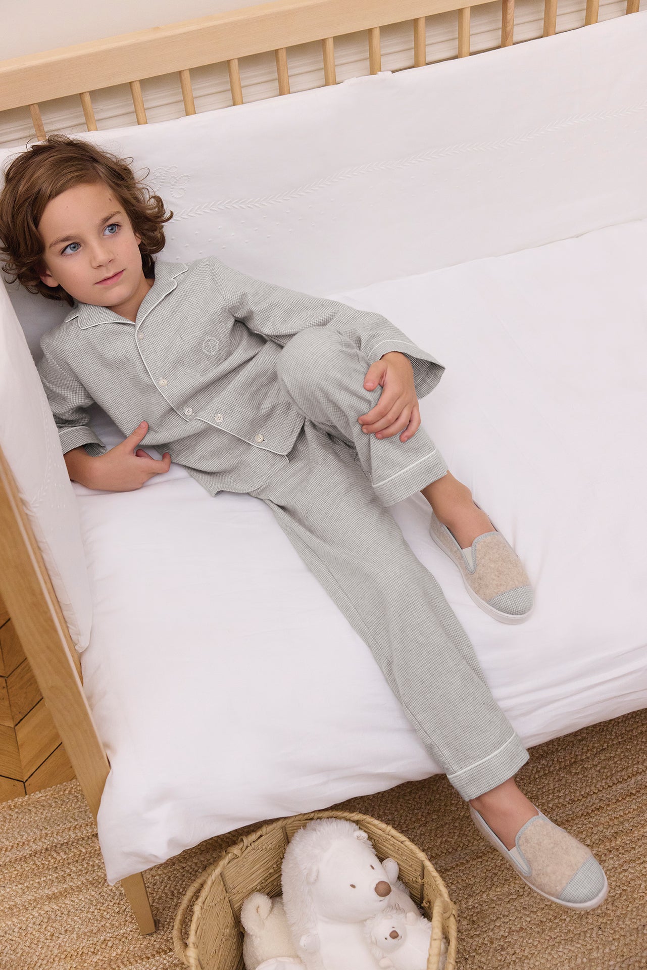 Pyjama Twee kamers - Streeps Grijs China