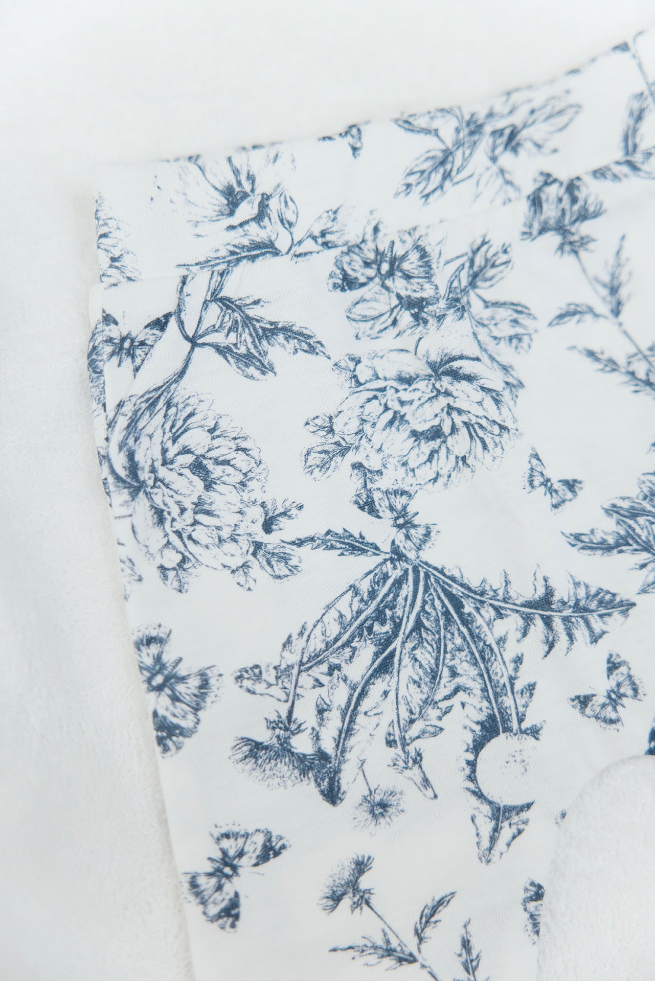 Pyjama deux pièces - Imprimé inspiration toile de jouy bleu