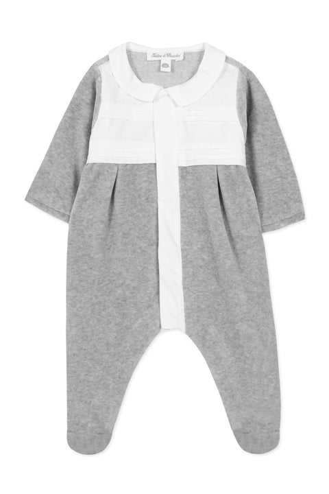 Pijama - Terciopelo gris claro - Image principale