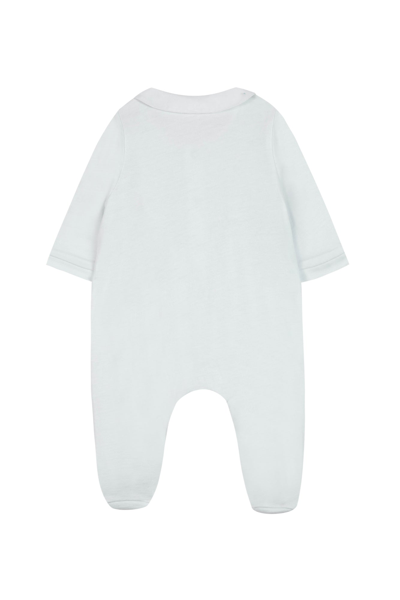 Pyjamas - Hellblau Stickerei Meerestiere