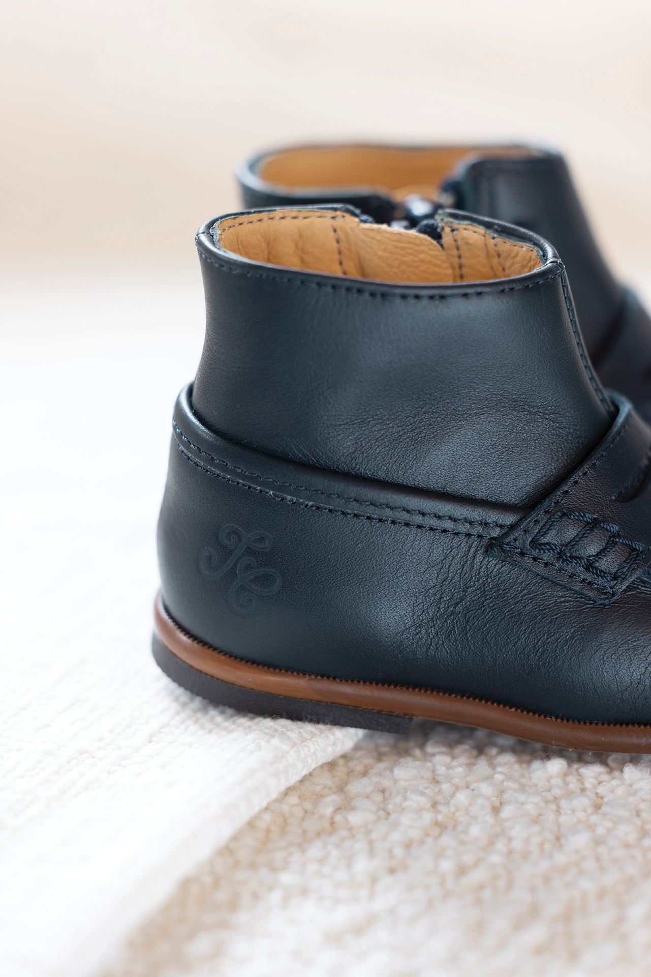 Mocassins - Cuir Marine