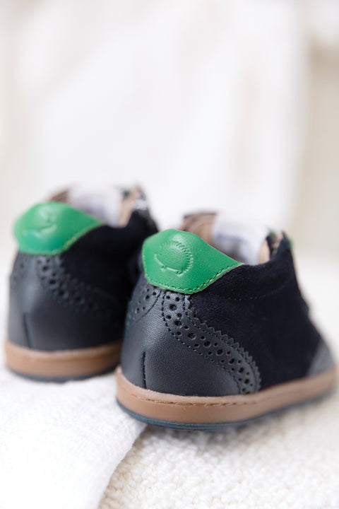 Stiefeletten - Leder Marineblau - Image principale