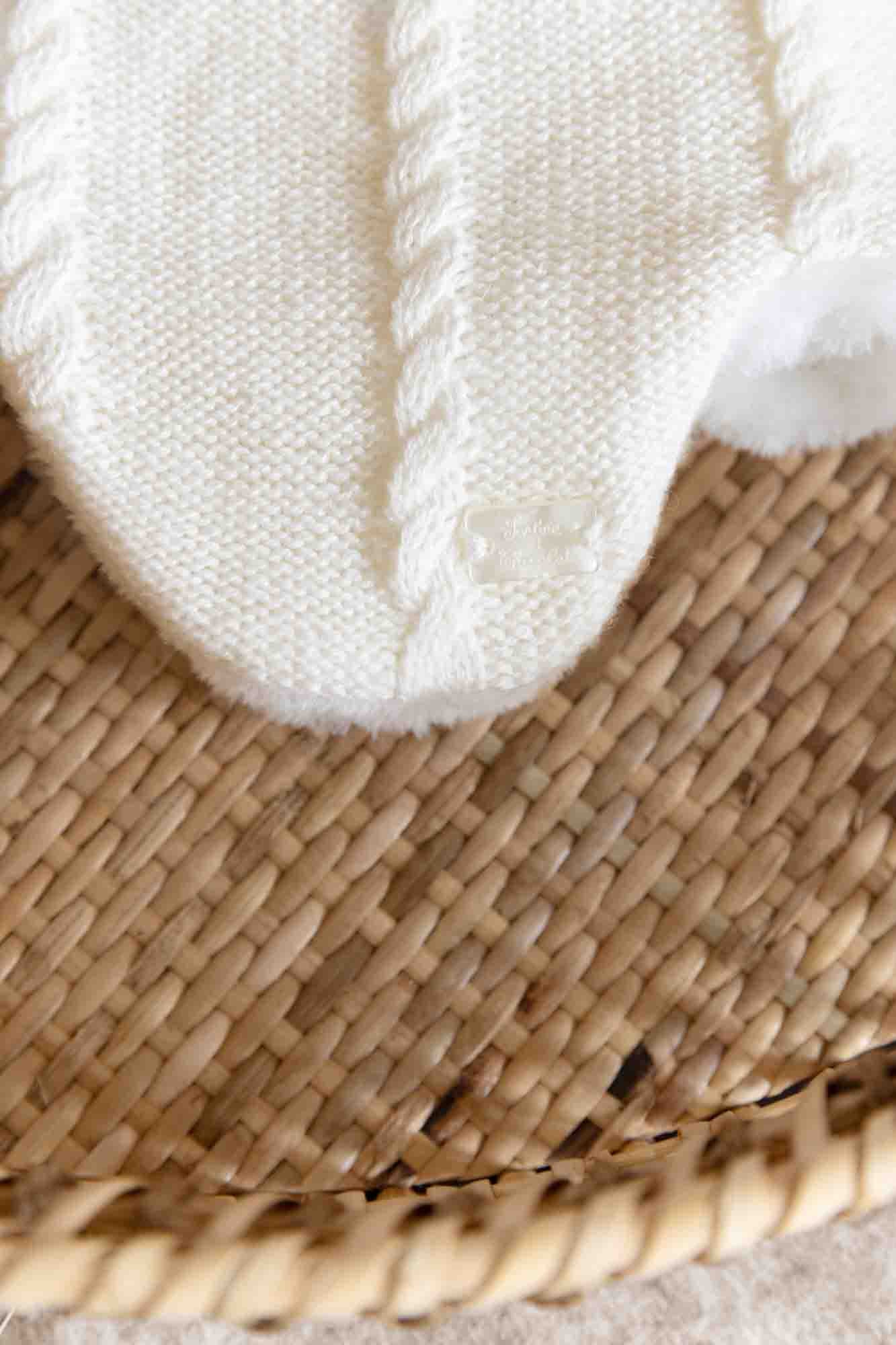 Bonnet - Ecru en maille