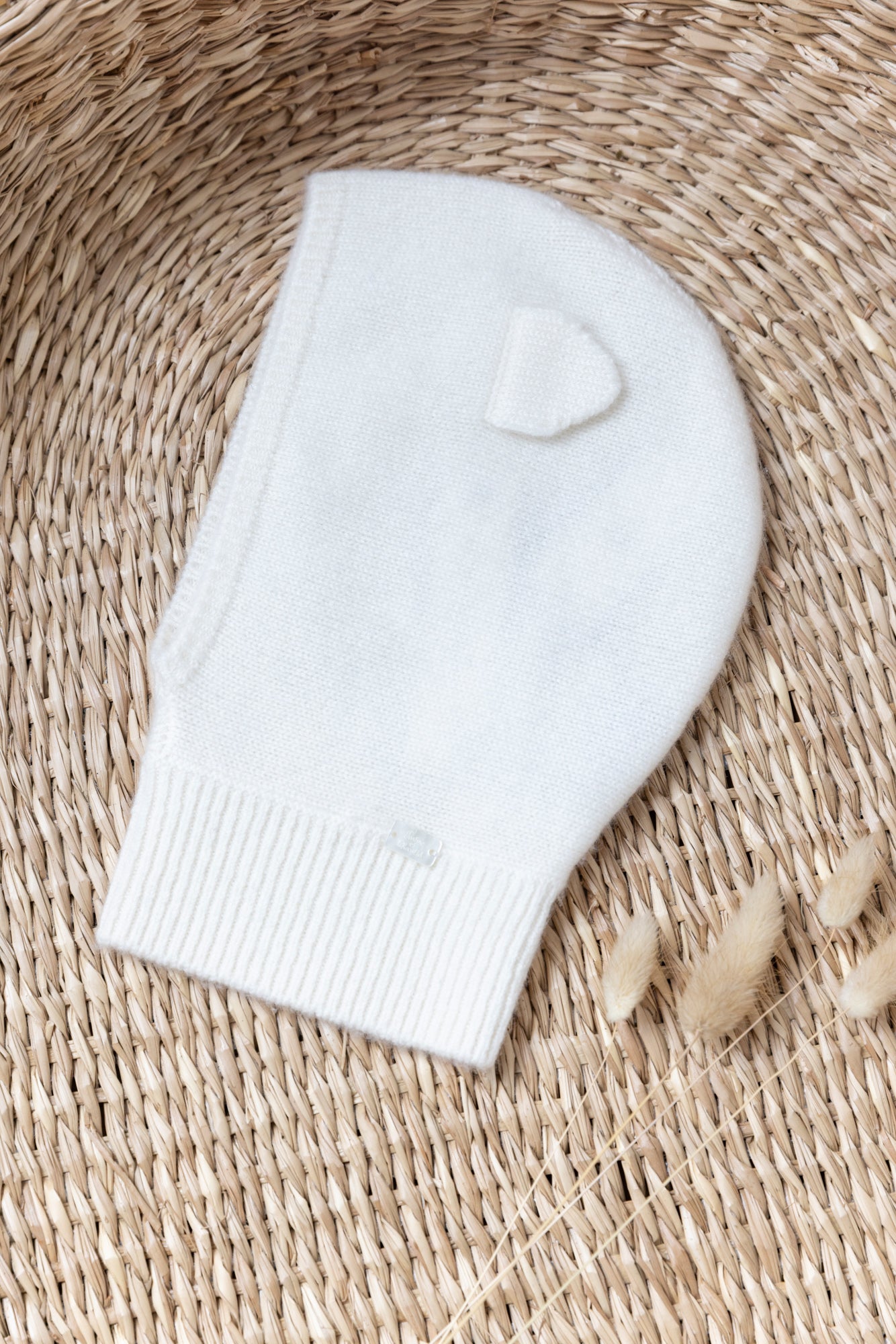 Cagoule - Ecru 100% cachemire