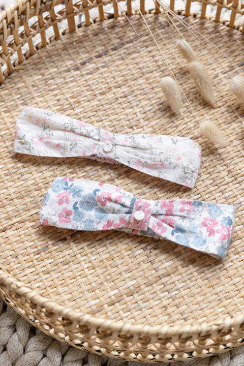 Bandeau - Kaki imprimé fleuri - Image principale